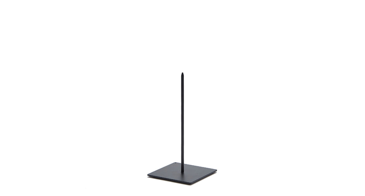 Standaard 7x7x14cm metaal zwart