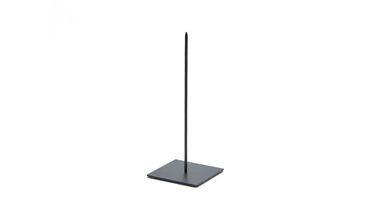 Standaard 8x8x20cm metaal zwart