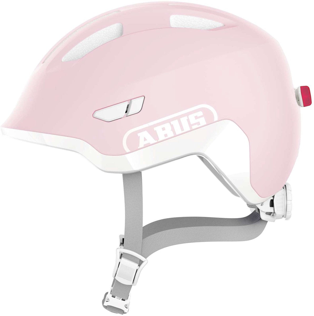 Abus fietshelm smiley 3.0 ace led pure rose s - 45-50 cm - pink - geschikt voor gebruik op kinderfietsen - 230 g