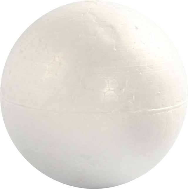 Creativ company ballen, d: 10 cm, wit, styropor, 5stuks