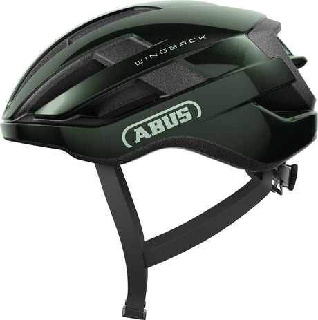 Abus fietshelm wingback moss green l - 57-61 cm - groen - geschikt voor gebruik op racefietsen - gravelbikes - 270 g l