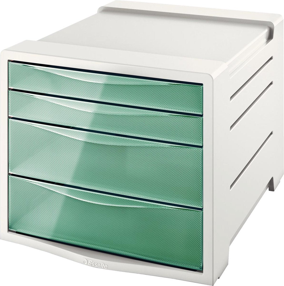 Esselte colour'breeze ladenblok met 4 laden - antislip - groen