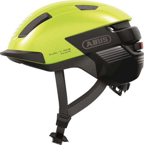 Abus fietshelm purl-y ace signal yellow l - 57-61 cm - geel - geschikt voor gebruik op speed pedelecs - elektrische fietsen - snorfietsen - nta-8776 360 g l
