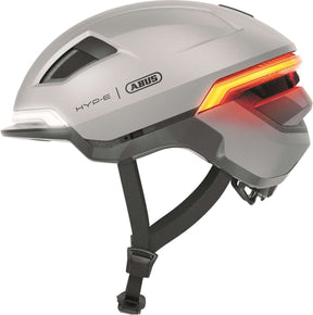 Abus fietshelm hyp-e gleam silver m - 54-58 cm - zilver - geschikt voor gebruik op speed pedelecs - elektrische fietsen - snorfietsen - nta-8776 580 g m