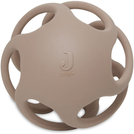 Jollein bijtring bal siliconen ø9,5cm biscuit