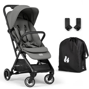 Hauck-toys hauck fly n care - supercompacte reisbuggy voor reislustige ouders - stone
