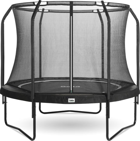 Salta premium black edition - trampoline met veiligheidsnet - ø 213 cm - zwart