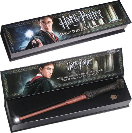 Merkloos sans marque harry potter (tover)staf replica harry's illuminating wand bruin
