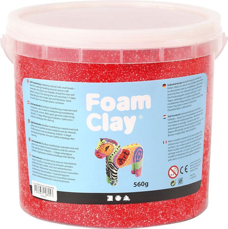 Foam clay ®, 560 gr, rood