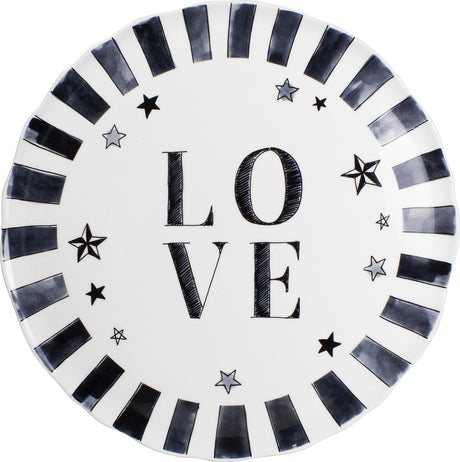 Blond amsterdam -x noir - bord love - 31 cm