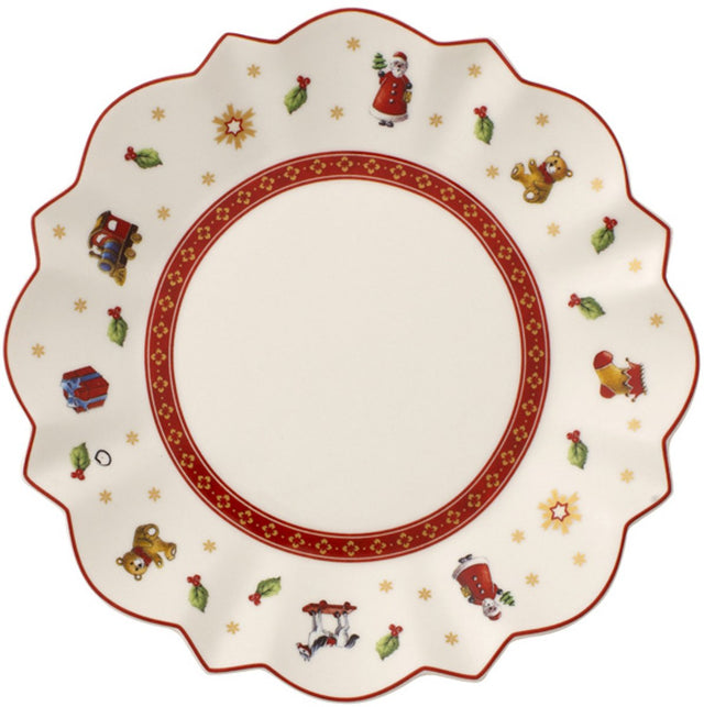 Villeroy boch toy's delight gebaksbord - 17 cm - wit