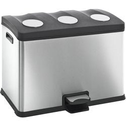 Eko pedaalemmer 31054039 rvs (roestvrij staal) zilver