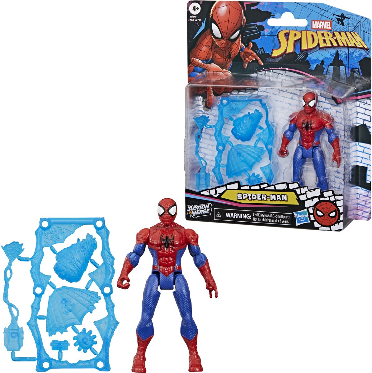 Hasbro marvel spider-man actionverse spider-man - actiefiguur