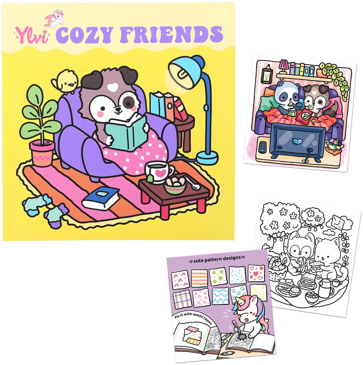 Depesche - ylvi cozy friends kleurboek