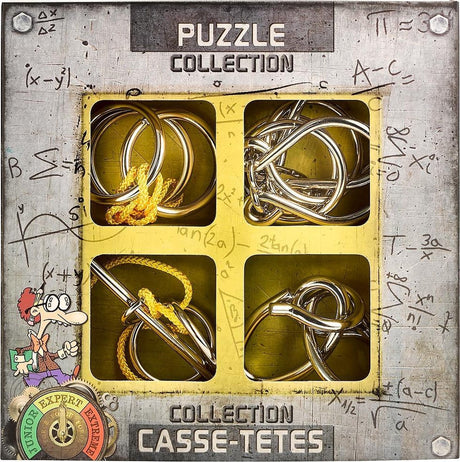 Eureka 3d puzzle metalen breinpuzzels expert, 4st.