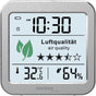 Technoline co2-meter wl 1020 met temperatuurweergave 82 x 82 x 25mm zilver