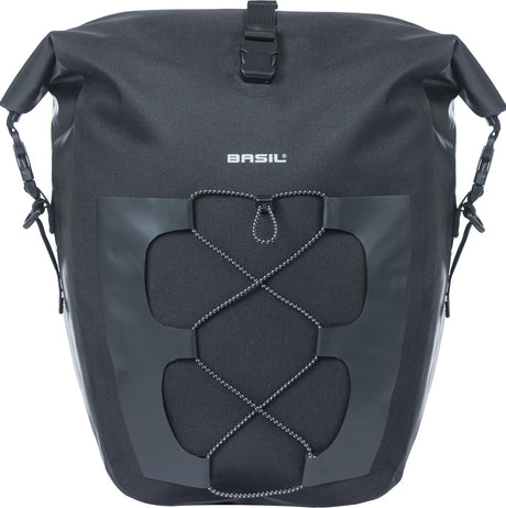 Basil Navigator Waterproof enkele fietstas, zwart