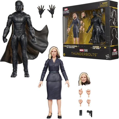 Marvel legends series valentina allegra de fontaine and 's the void 2-pack, new avengers thunderbolts* movie collectible 15 cm (6-inch) action figures