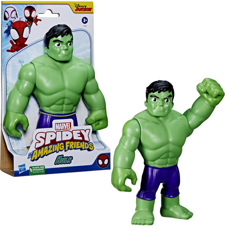 Hasbro marvel spidey and his amazing friends hulk - actiefiguur 23cm