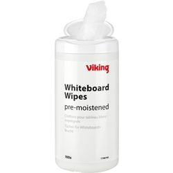 Natte whiteboarddoekjes viking 100 stuks