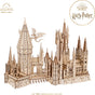 Ugears 3d modelbouw - hogwarts™ castle - harry potter™ - mechanisch bouwpakket hout - educatief speelgoed