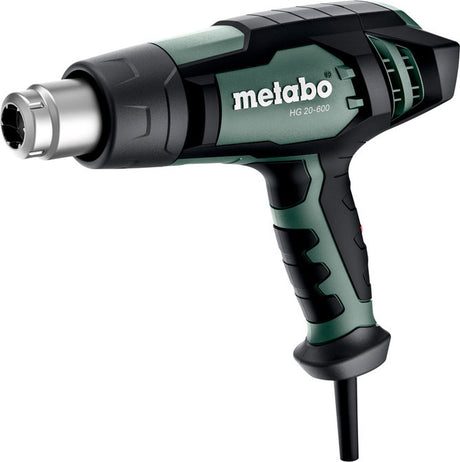 Metabo hg 20-600 heteluchtpistool incl. accessoires in x - 2000w