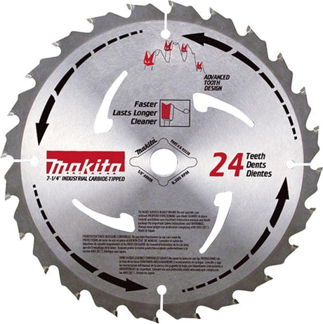 Makita cirkelzaagblad voor hout | mforce | ø 190mm asgat 15,88mm 24t - b-08062