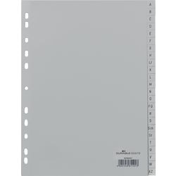 Alfabetische tabbladen durable 6508 24 tabs 11 gaten grijs