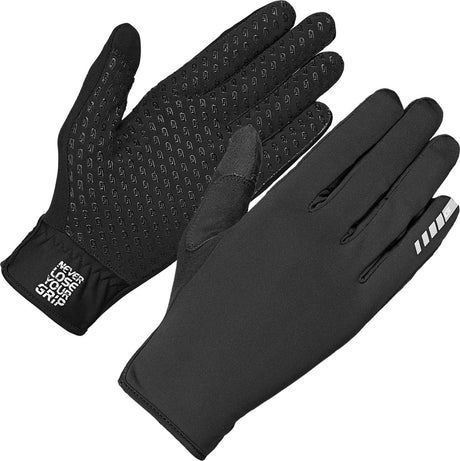 Gripgrab - raptor raceday windproof lente herfst fietshandschoenen winddicht zonder padding - zwart - unisex - maat xl