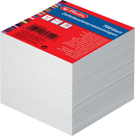 Herlitz zettelkastenersatzeinlage 9x9 700 pag. weiß