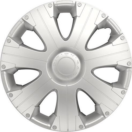 Carpoint wieldoppen racing 14 inch abs zilver set van 4