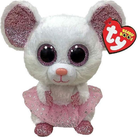 Ty beanie boo's nina mouse, 15cm