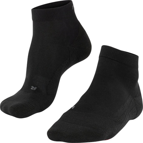 Falke go2 short anti-blaar katoen functioneel materiaal golfsokken heren zwart - maat 46-48