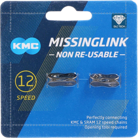 KMC MissingLink DLC 12 - 5.2mm - Zwart