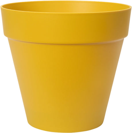 Elho loft urban rond 25 - bloempot voor buiten - ø 24.5 x h 22.0 cm - oker