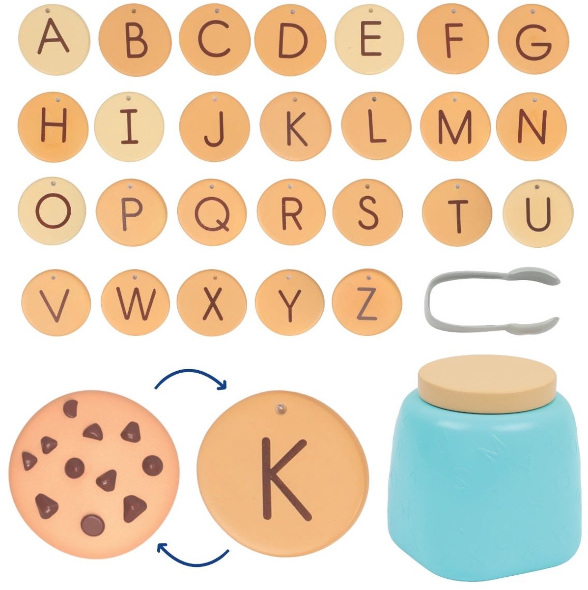 Learning resources alfabet koekjespot - abc's - 2+