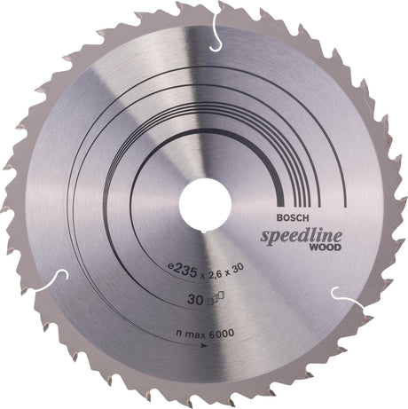 Bosch - cirkelzaagblad standard for wood speed 235 x 30 25 x 2,6 mm, 30