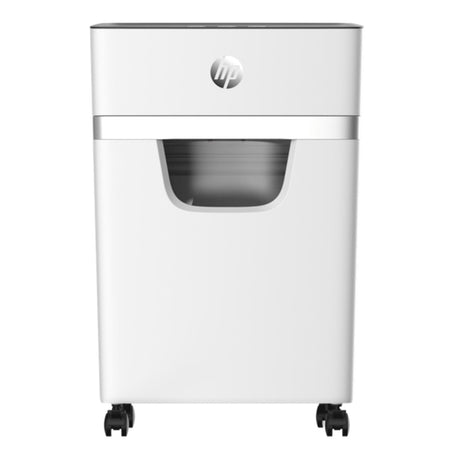 Hp oneshred 10mc papierversnipperaar - shredder - beveiligingsniveau p-5 - 10 vel din a4 - micro cut - 20 liter - kantoorgebruik - professioneel - wit