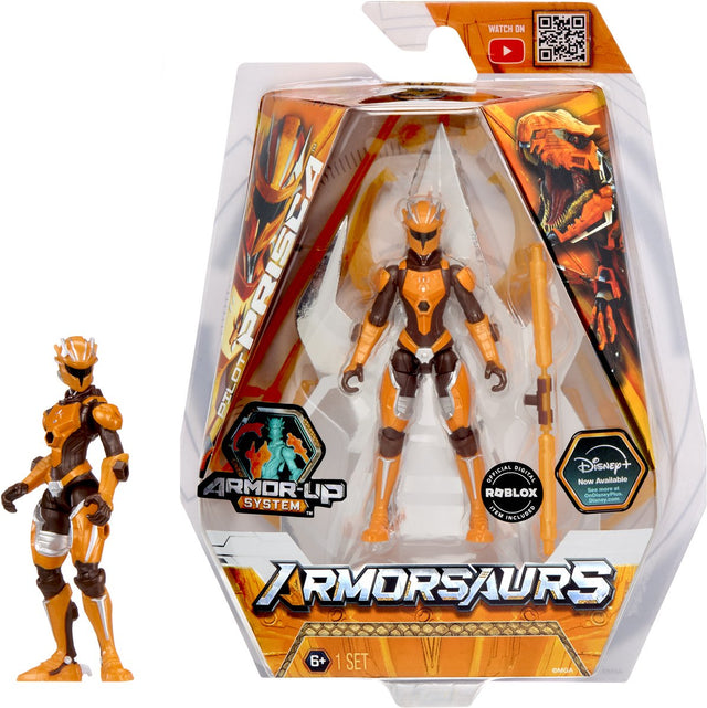 Armorsaurs -actiefiguurtje velociraptor-bestuurder (prisca silva)