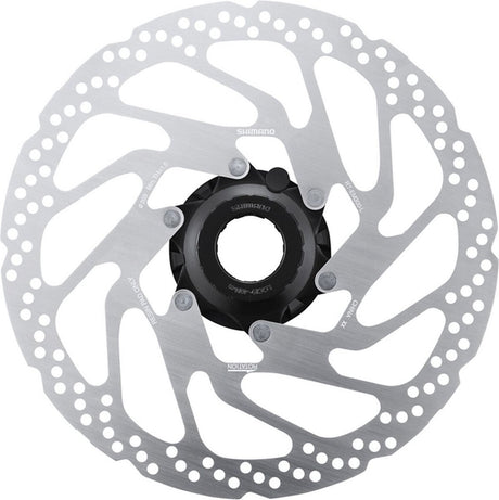 Shimano remschijf rt-em300 160 mm rvs center-lock zilver