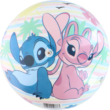 Disney lilo stitch bal - speelbal 23 cm - voetbal - opgeblazen - baby - peuter - kinderen - meiden - jongens