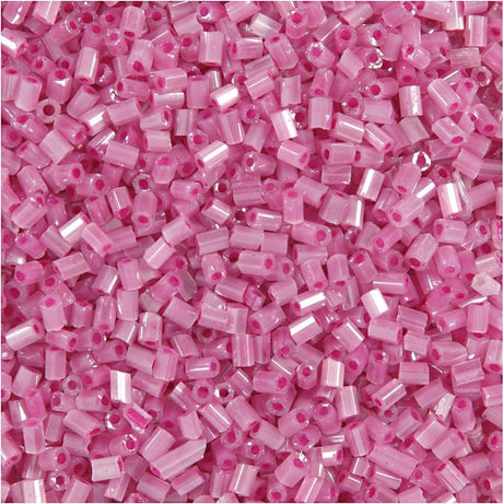 Creativ company rocailles, afm 15 0, d: 1,7 mm, 500 gr, roze