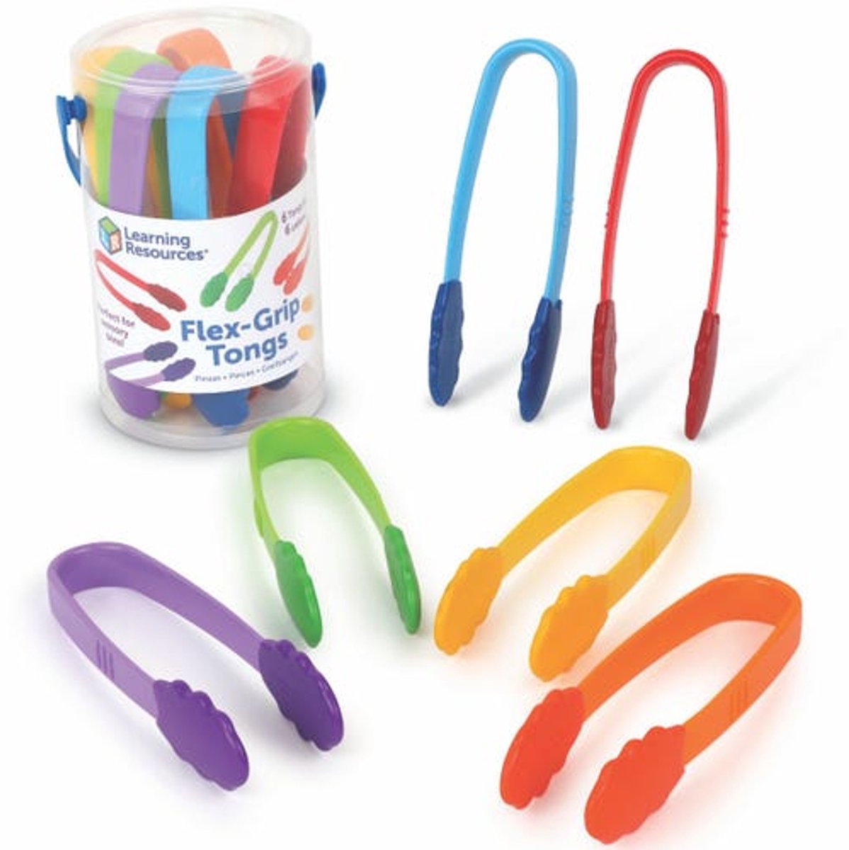 Learning resources flex-grip tangen - 6 stuks - 2+