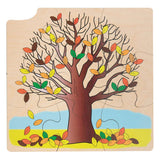 Rolf Growth and 4 Layers Puzzle Wood Growth Tree, 36st.