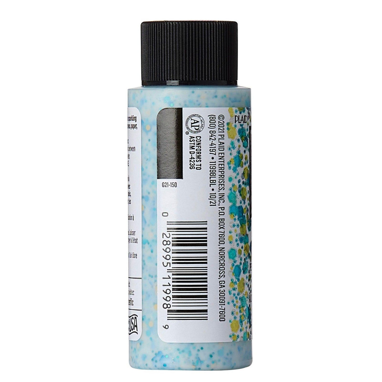 Folkart • glitterific pop acrylic paint beach vibe 59ml