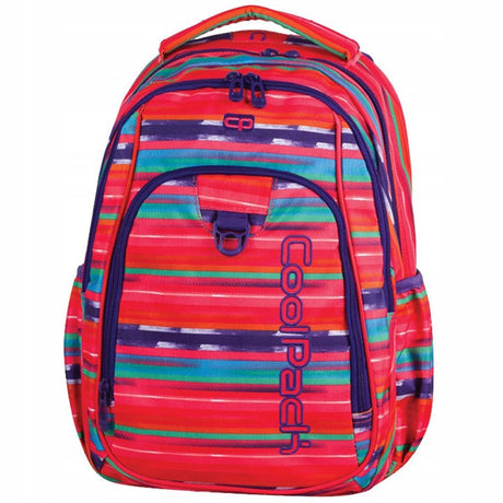 Coolpack rugzak school - roze strepen - 27l - lichtgewicht waterdicht