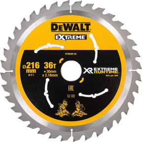 Dewalt dt99569 xr cirkelzaagblad 216 x 30 x 36t - hout