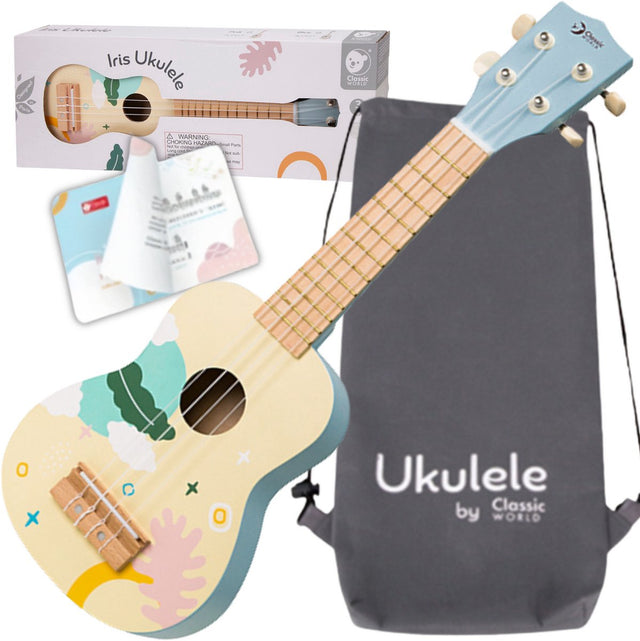 Classic world houten iris ukelele