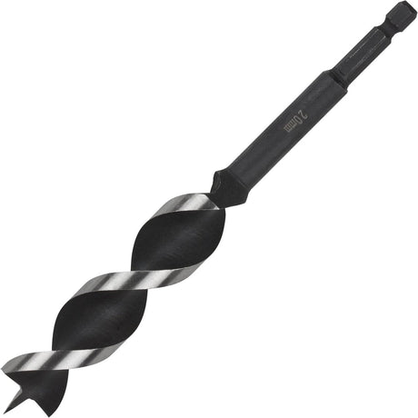 Wolfcraft - 18mm slangenboor voor houtbalken - 165mm - zeskantschacht houtboor - hex - boor voor hout - 7137000