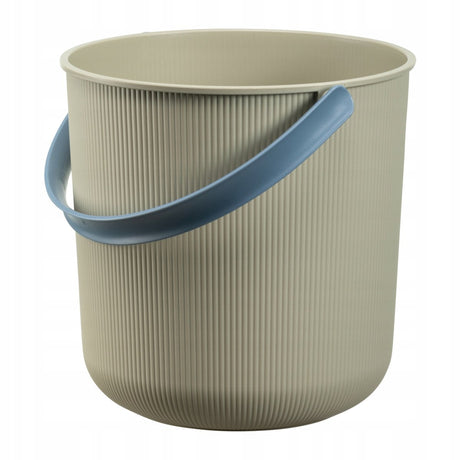 Plast team - akita - emmer met handvat - 10l - beige - diameter 24cm - gerecycled materiaal, 60810807